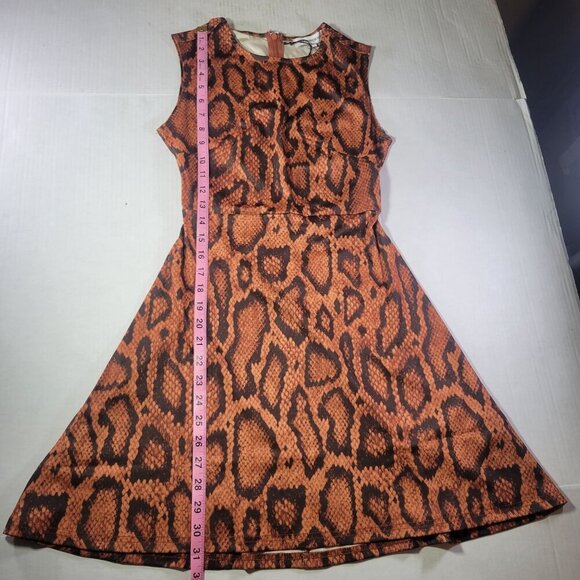 We Wore What Women Snake Print Cider Muscle Sleeveless Mini Dress Size XS - Picture 2 of 8